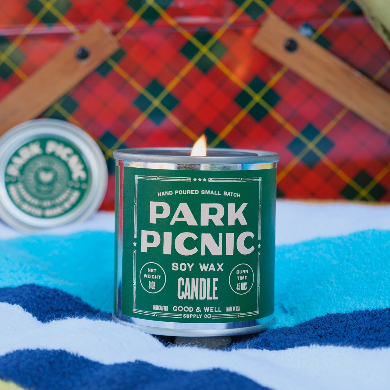 Park Picnic Happy Place Candle (Citrus, Berry, Sugar) - Wander Together Outfitters