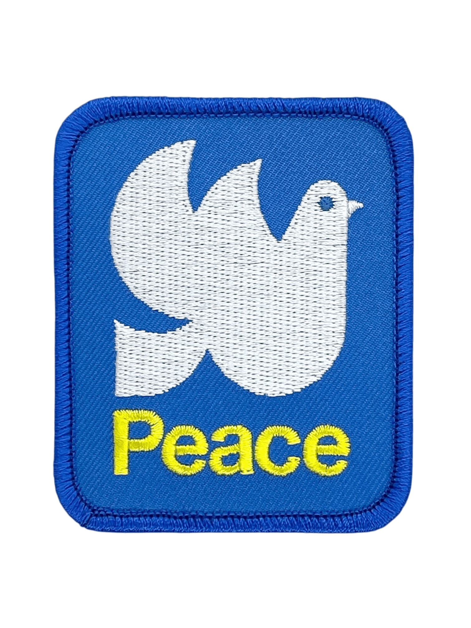“Peace" Dove Embroidered Iron On Patch - Wander Together Outfitters