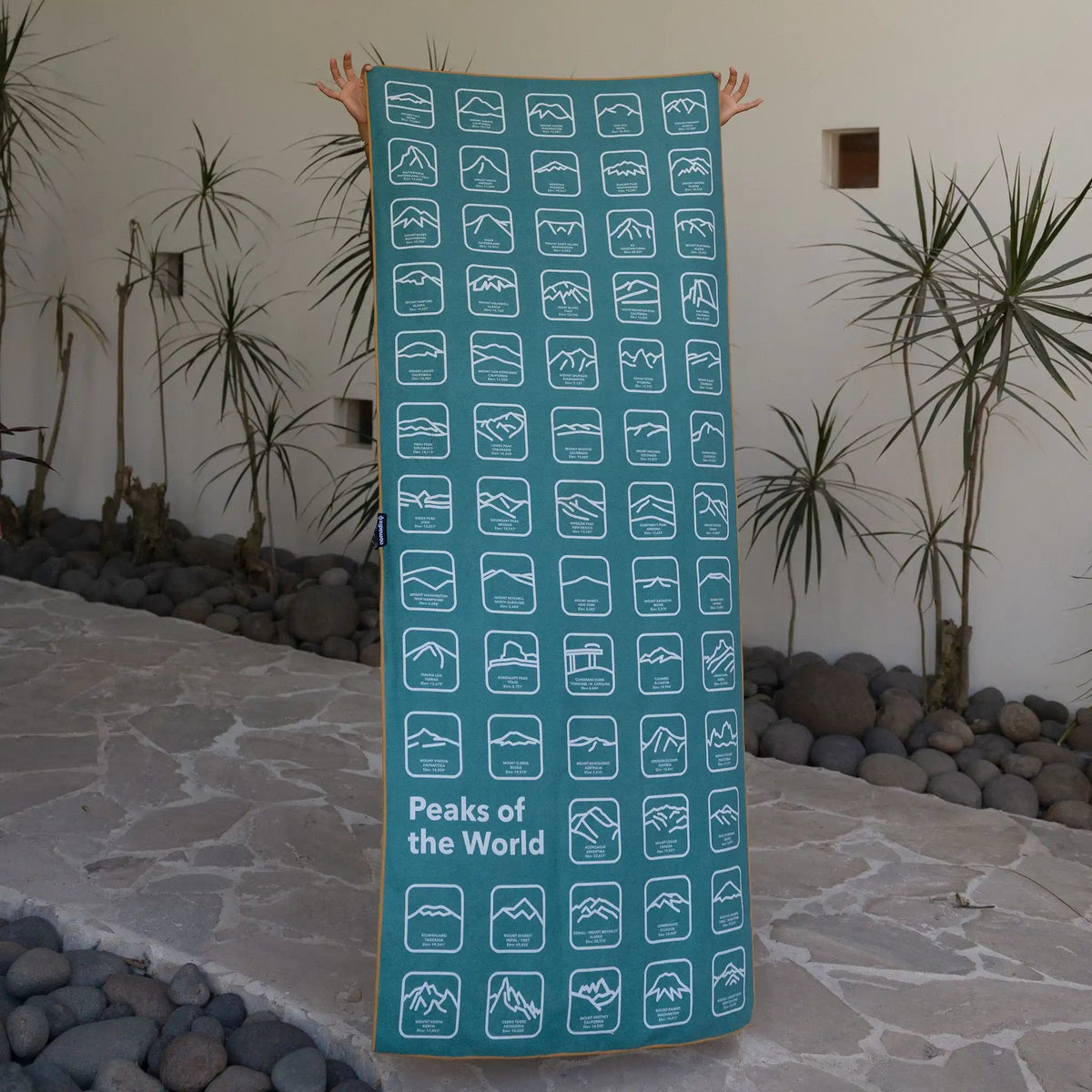 Peaks of the World Teal Ocean Quick Dry Original Towel - Wander Together Outfitters