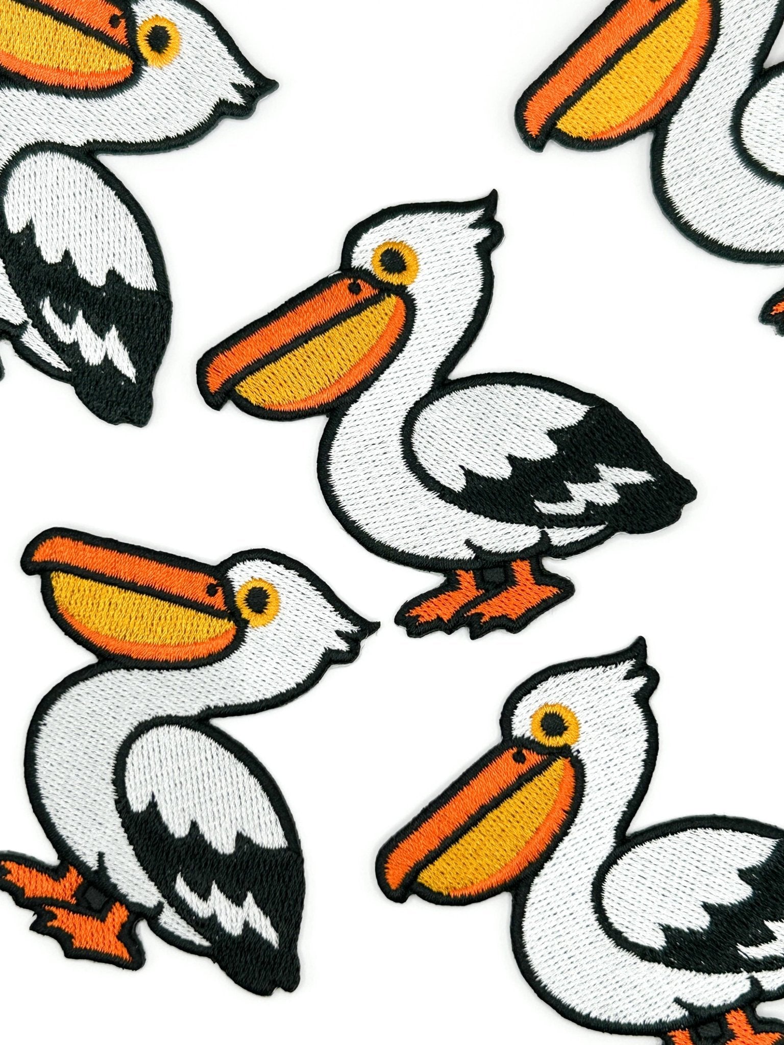 Pelican Embroidered Iron On Patch - Wander Together Outfitters