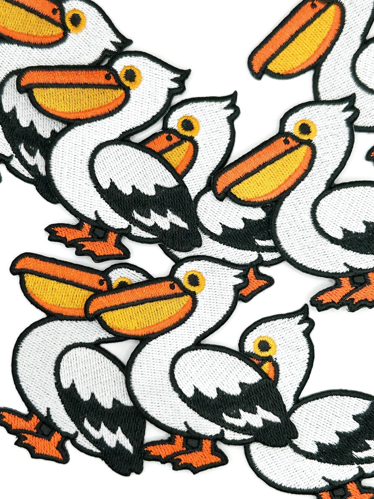 Pelican Embroidered Iron On Patch - Wander Together Outfitters