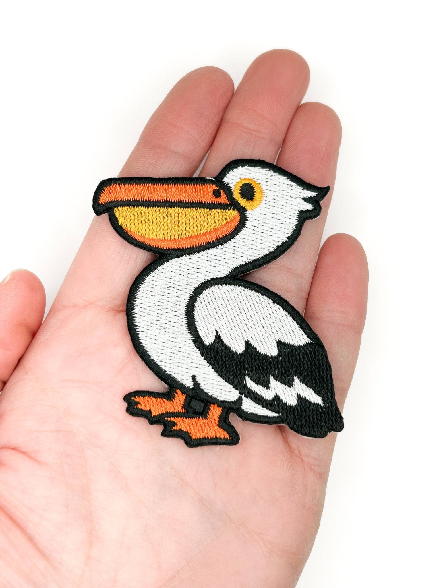 Pelican Embroidered Iron On Patch - Wander Together Outfitters