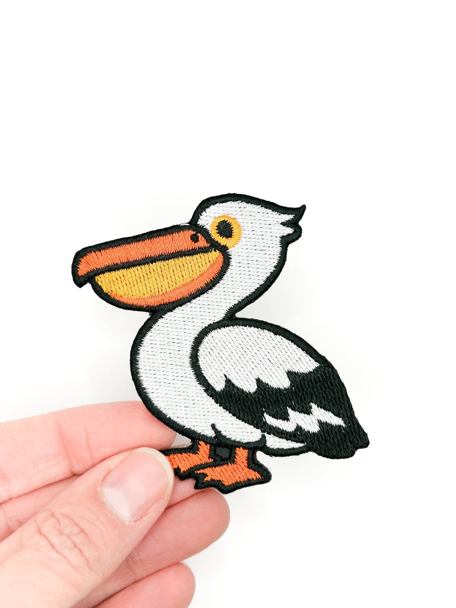 Pelican Embroidered Iron On Patch - Wander Together Outfitters
