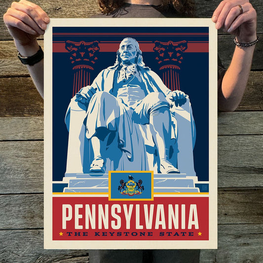 Pennsylvania (State Pride) Art Print - Wander Together Outfitters