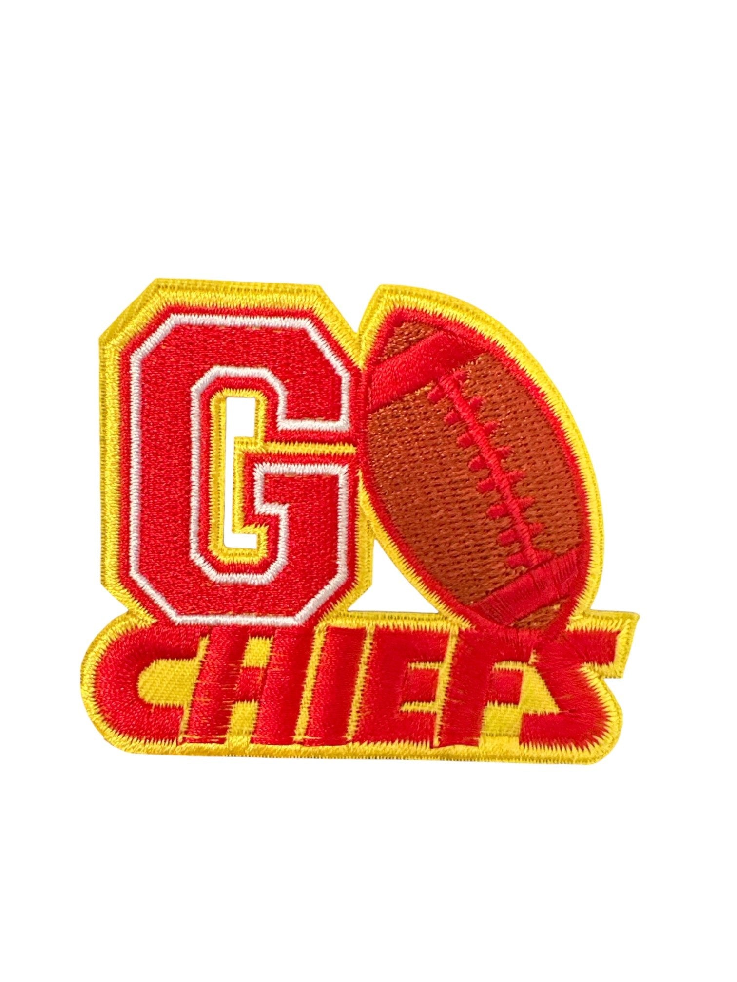 (Pick Your City) Themed Football Iron On Patches - Wander Together Outfitters