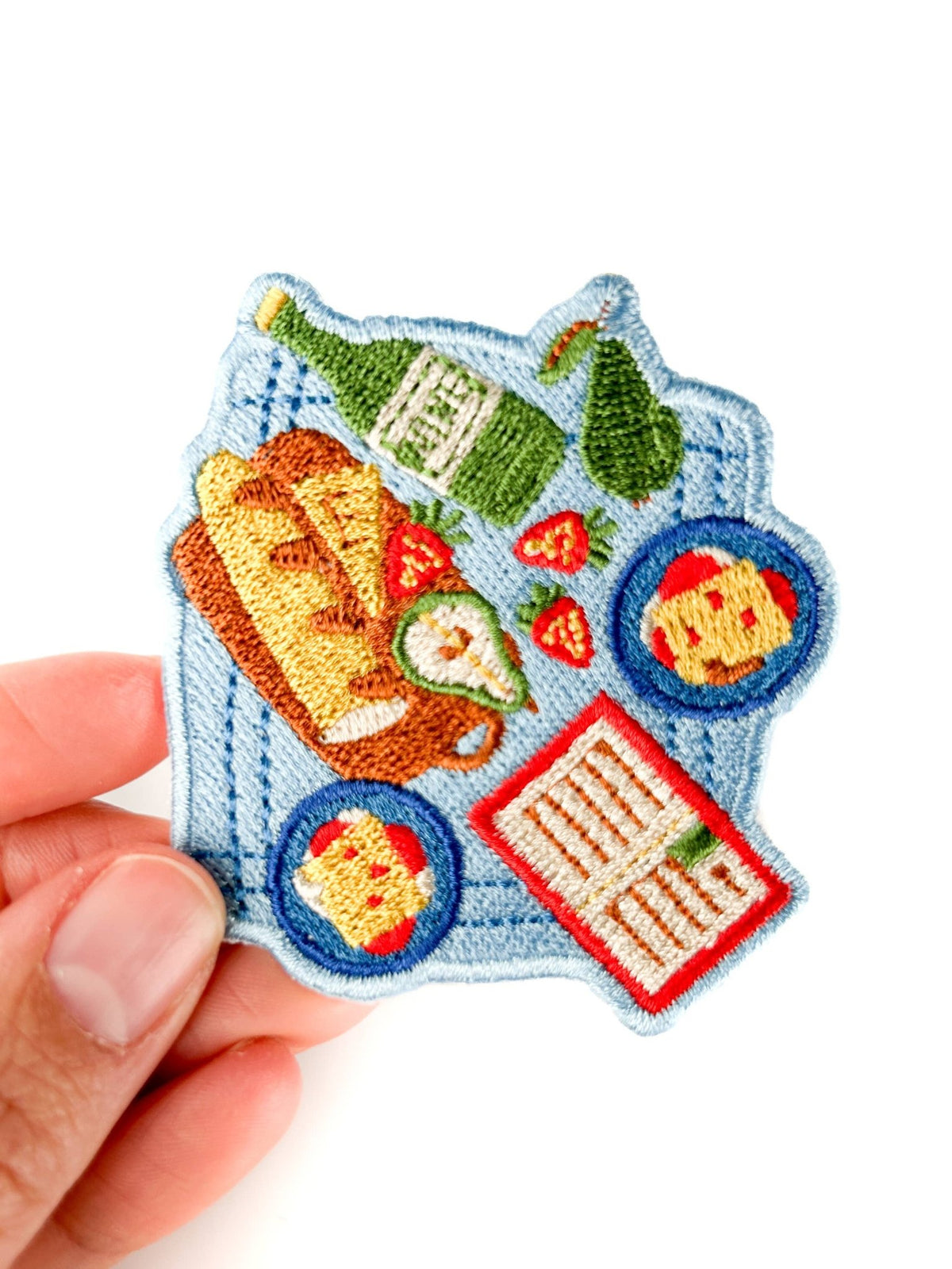 Picnic Embroidered Iron On Patch - Wander Together Outfitters