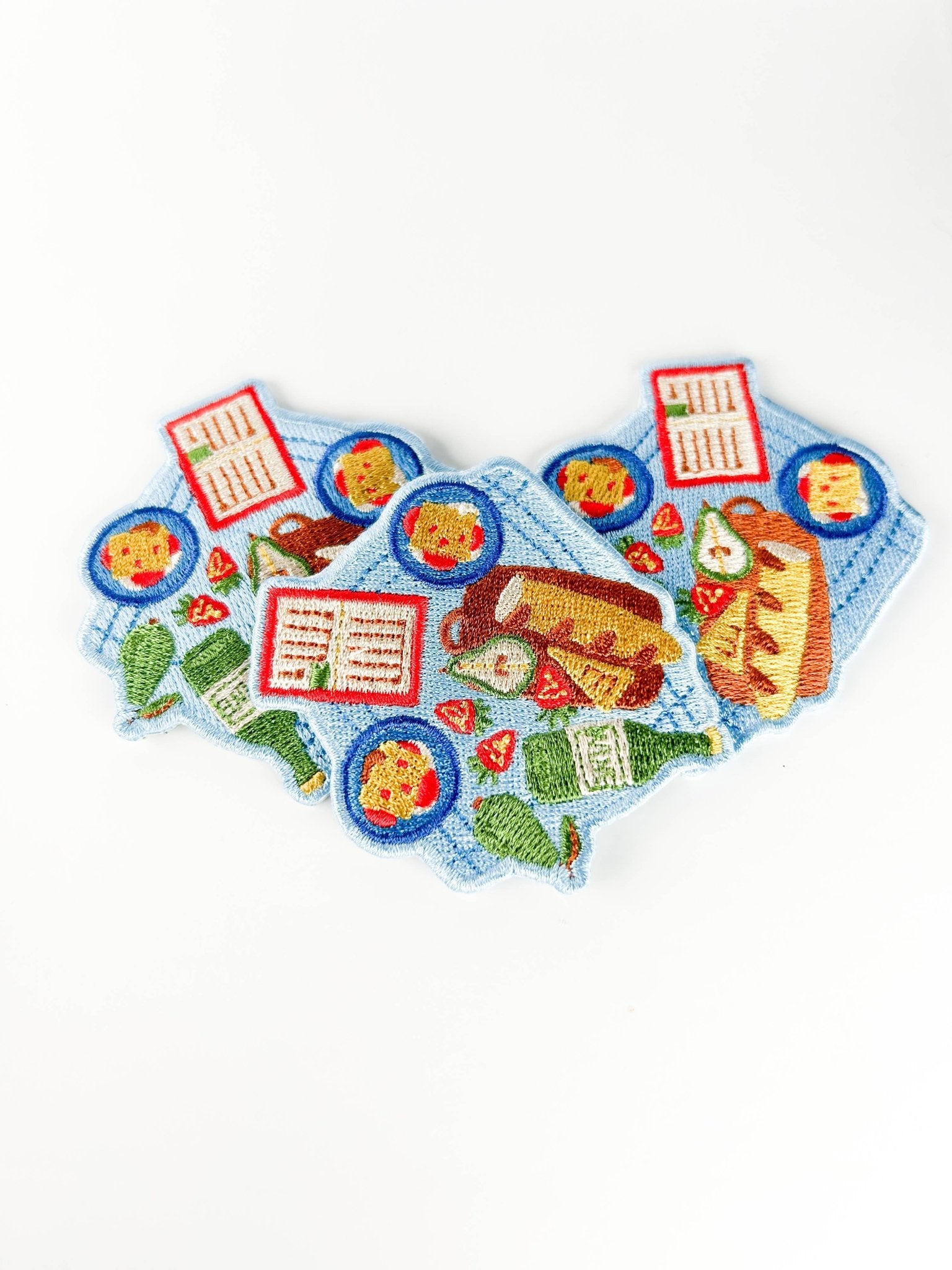 Picnic Embroidered Iron On Patch - Wander Together Outfitters