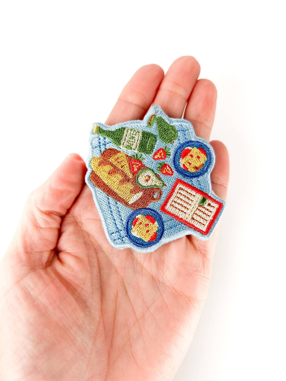 Picnic Embroidered Iron On Patch - Wander Together Outfitters