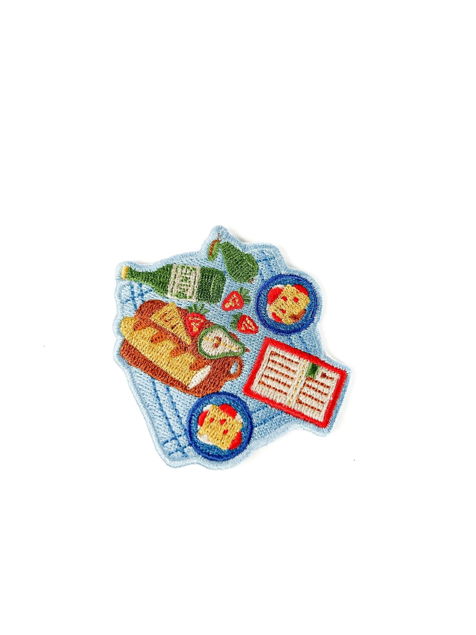 Picnic Embroidered Iron On Patch - Wander Together Outfitters