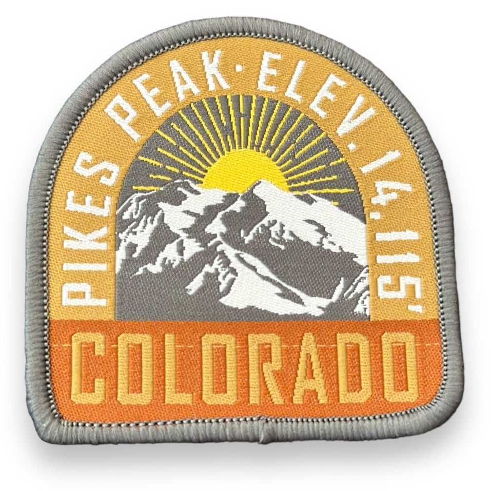 "Pikes Peak Colorado" Iron On Patch - Wander Together Outfitters