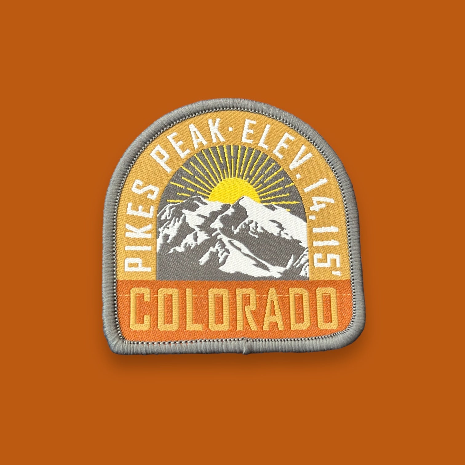 "Pikes Peak Colorado" Iron On Patch - Wander Together Outfitters