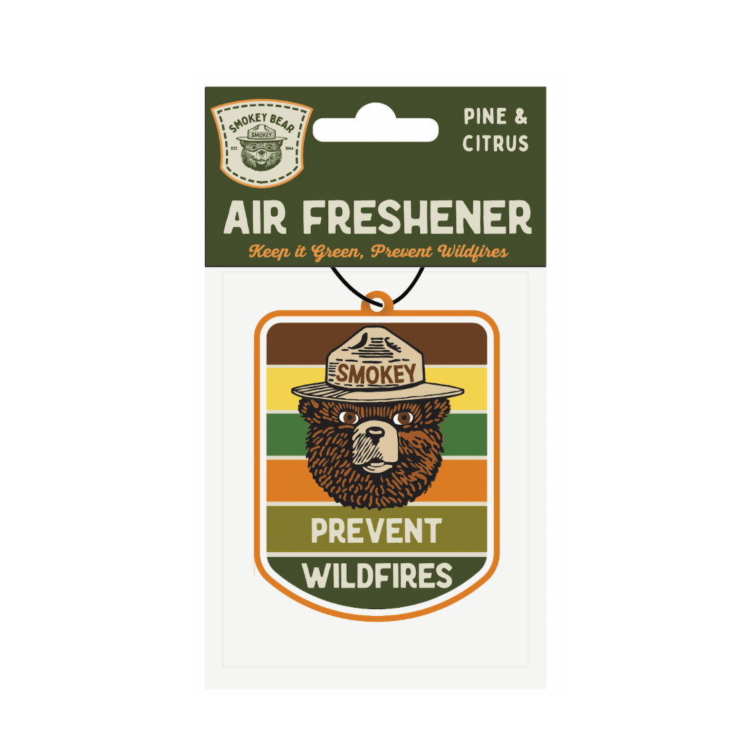 Pine & Citrus Smokey Bear Car Air Freshener - Wander Together Outfitters