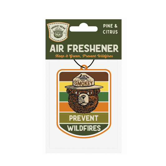 Pine & Citrus Smokey Bear Car Air Freshener - Wander Together Outfitters