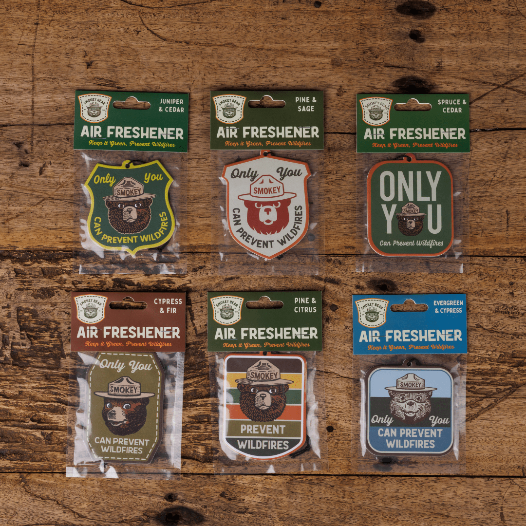 Pine & Sage Smokey Bear Air Freshener - Wander Together Outfitters