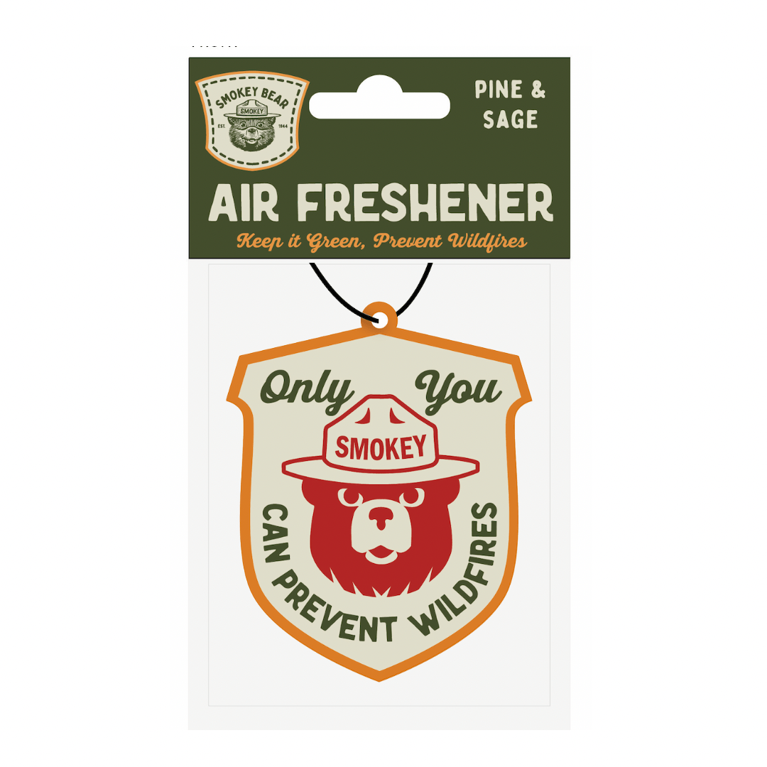 Pine & Sage Smokey Bear Air Freshener - Wander Together Outfitters