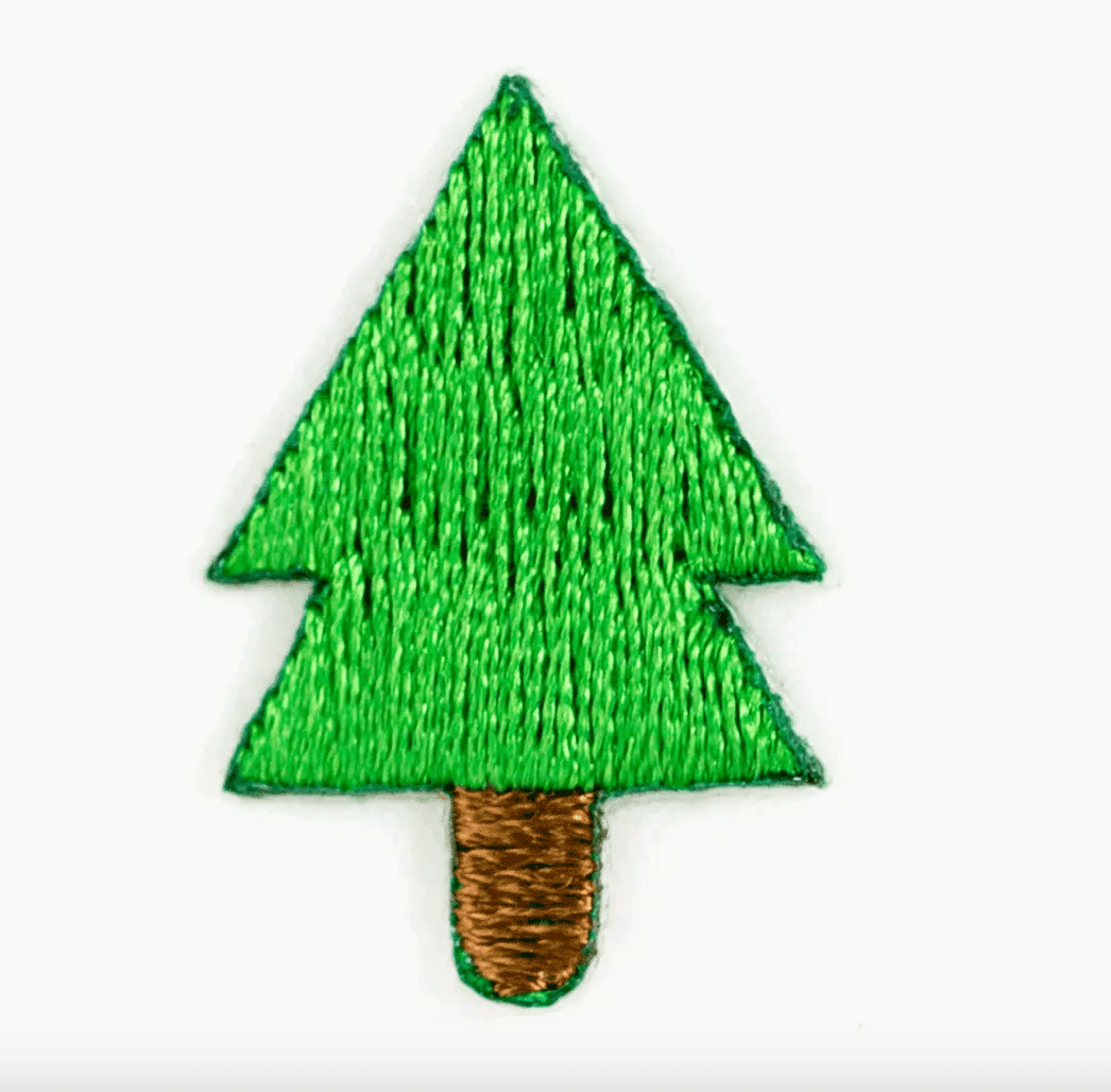 Pine Tree Embroidered Sticker Patch - Wander Together Outfitters