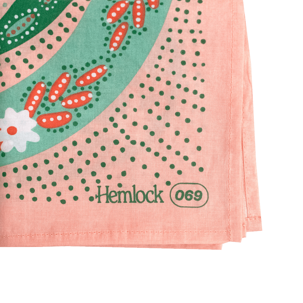 Pink and Green Snakes Bandana - Wander Together Outfitters