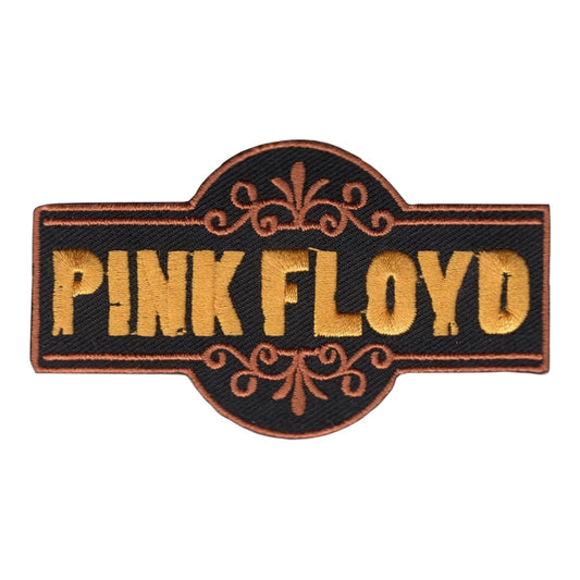 Pink Floyd Brown Logo Iron On Patch - Wander Together Outfitters