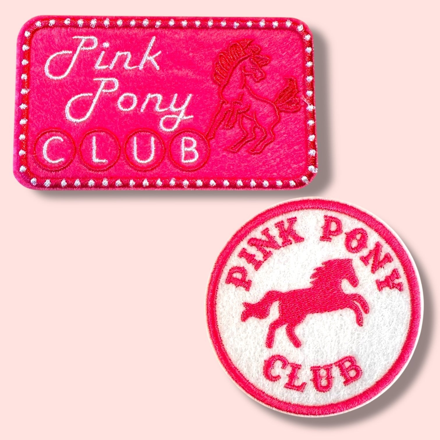 "Pink Pony Club" Iron On Patches - Wander Together Outfitters