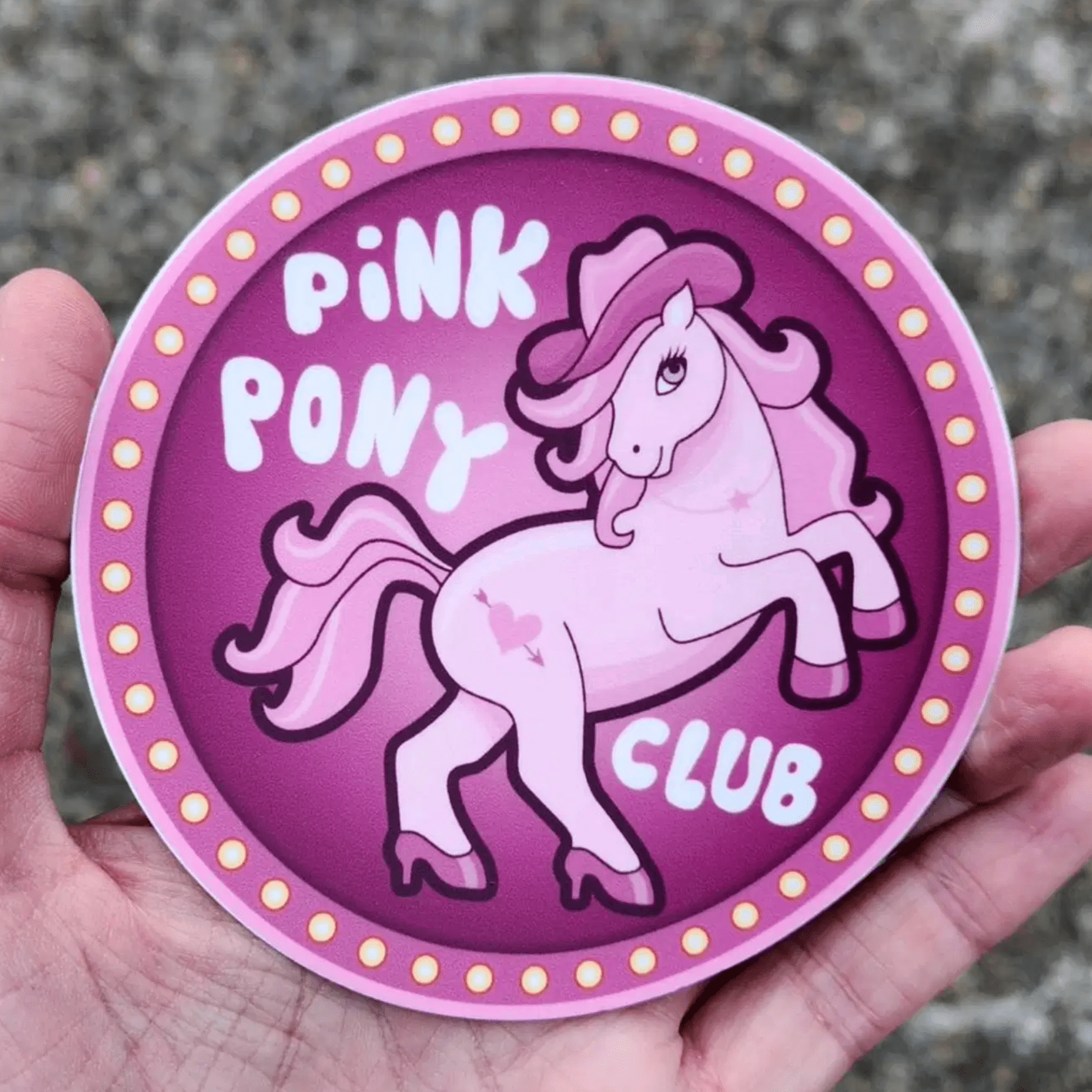 Pink Pony Club Sticker - Wander Together Outfitters