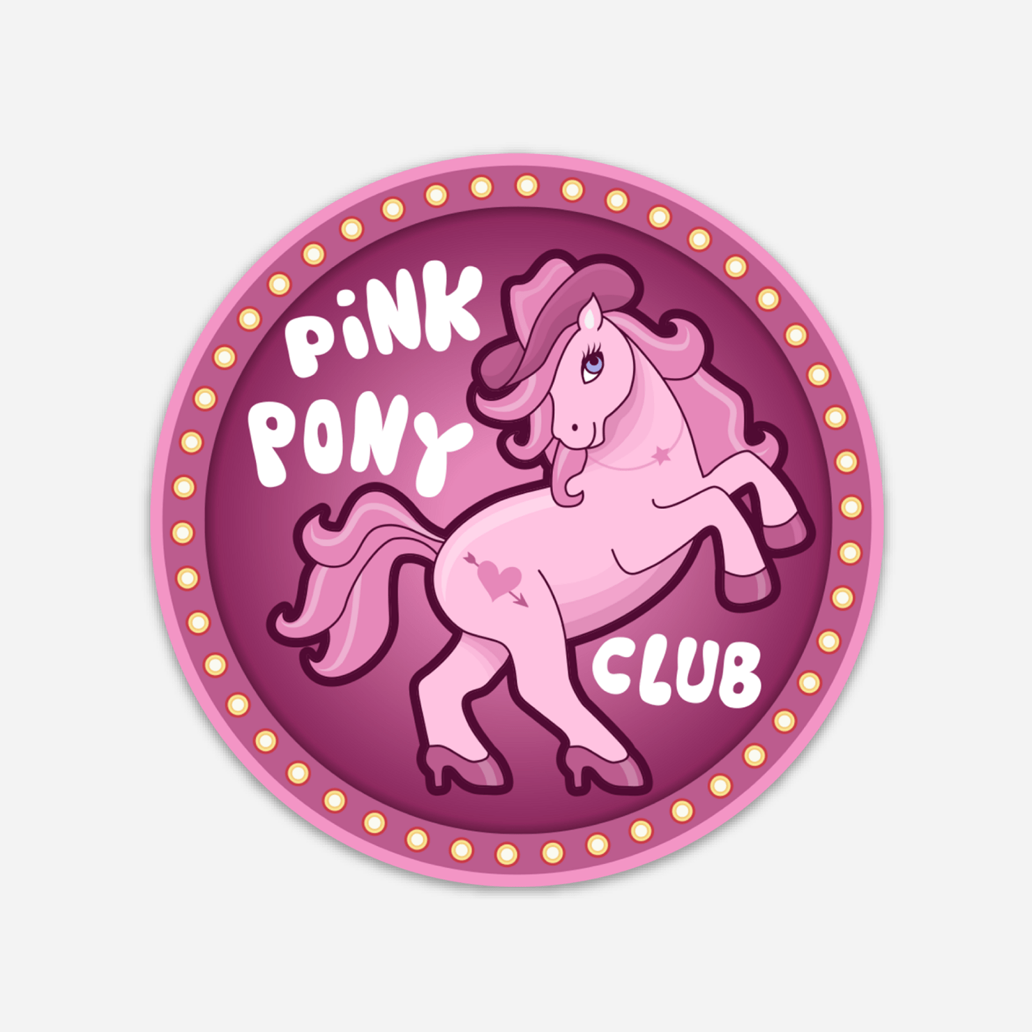 Pink Pony Club Sticker - Wander Together Outfitters