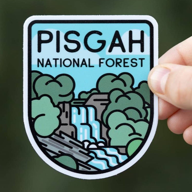 Pisgah National Forest Dishwasher Safe Sticker Decal - Wander Together Outfitters