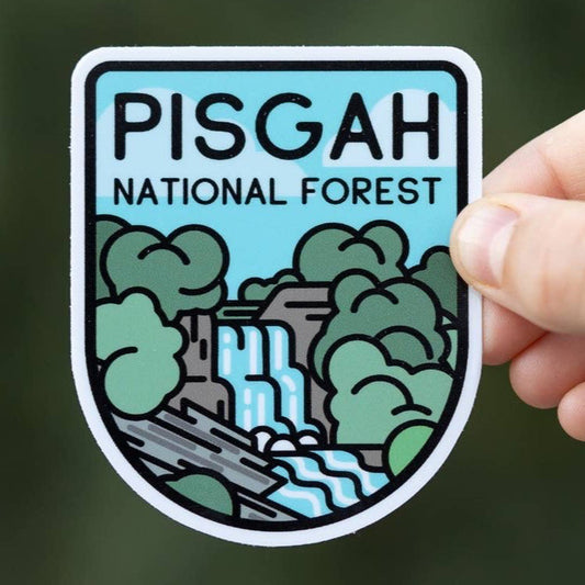 Pisgah National Forest Dishwasher Safe Sticker Decal - Wander Together Outfitters