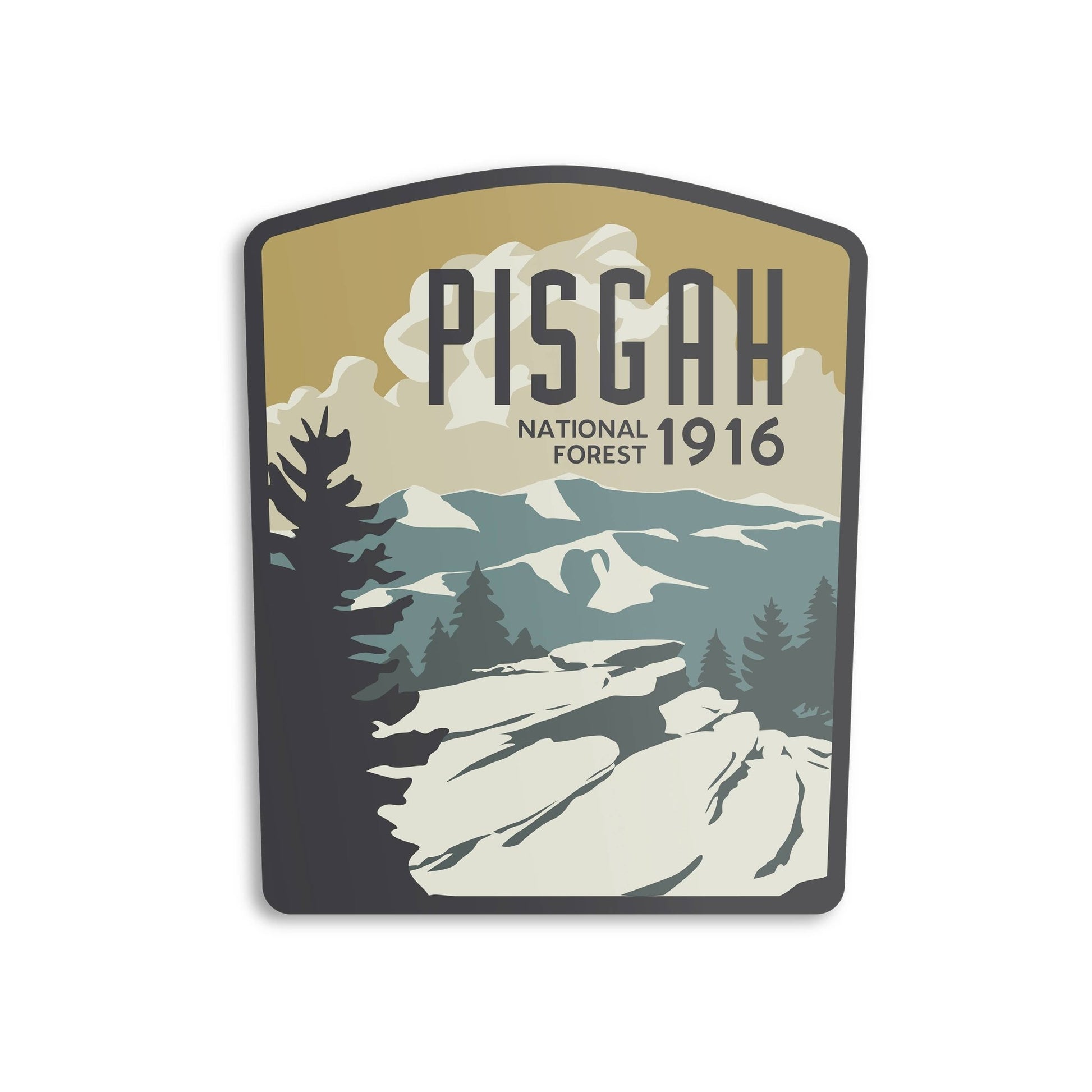 Pisgah National Forest Sticker (SALE) - Wander Together Outfitters