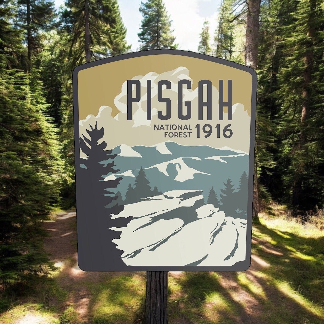 Pisgah National Forest Sticker (SALE) - Wander Together Outfitters