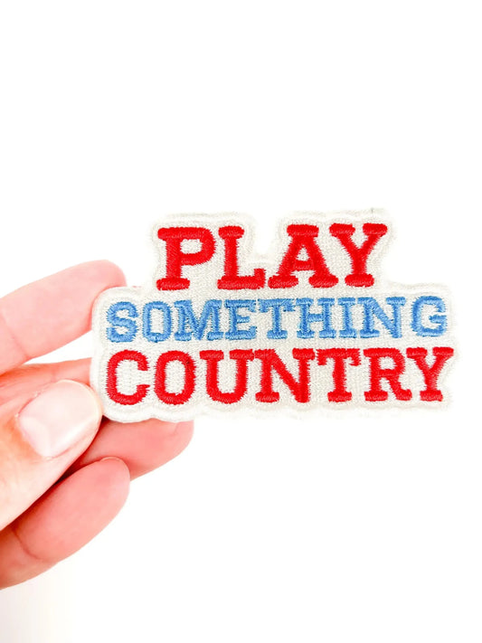 "Play Something Country" Iron On Patch - Wander Together Outfitters