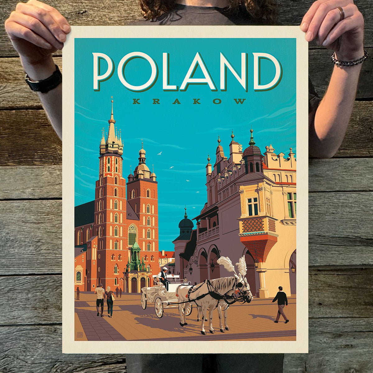 Poland: Krakow (World Travel) Art Print - Wander Together Outfitters