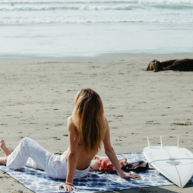 Poncho Towel: Agua Blue - Wander Together Outfitters