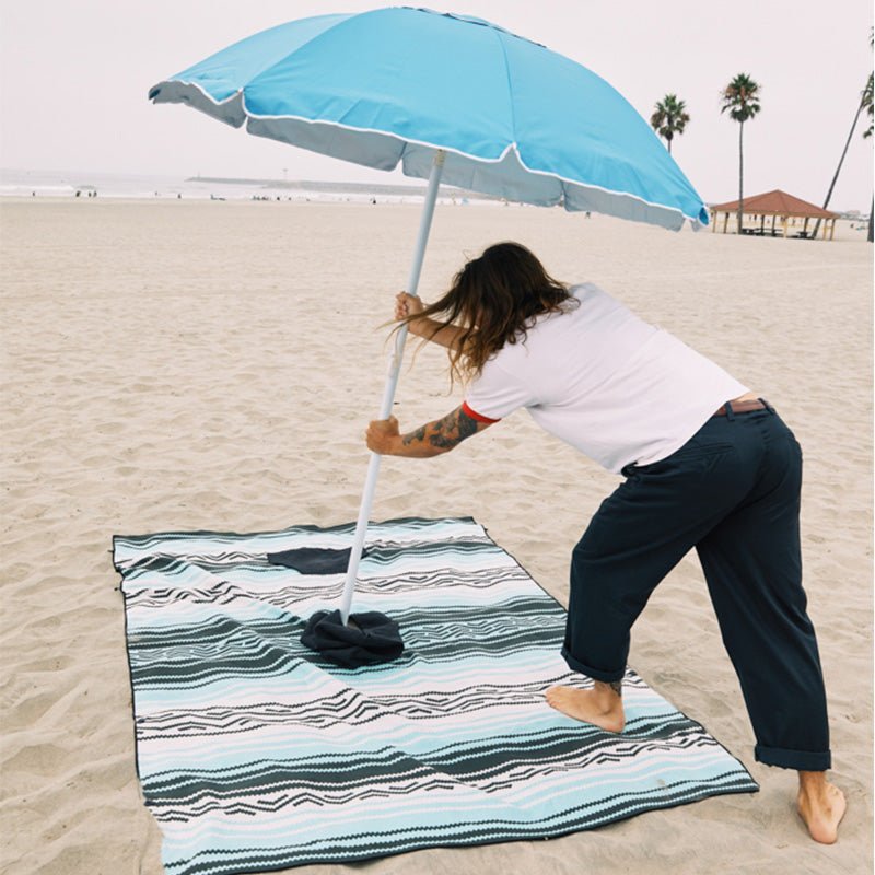 Poncho Towel: Baja Aqua - Wander Together Outfitters