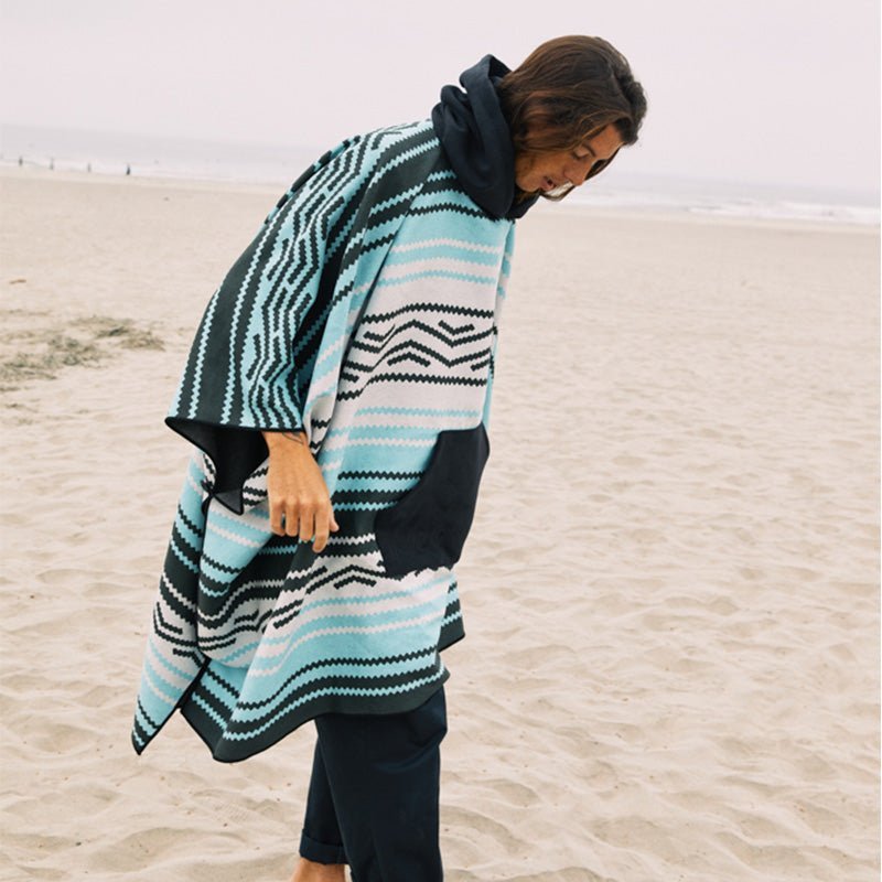 Poncho Towel: Baja Aqua - Wander Together Outfitters