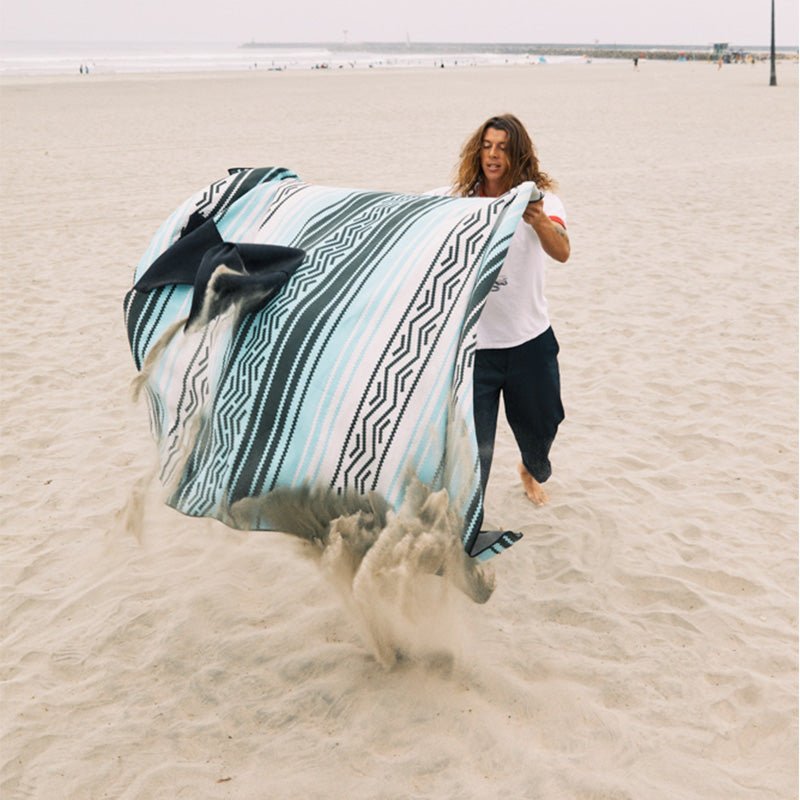 Poncho Towel: Baja Aqua - Wander Together Outfitters