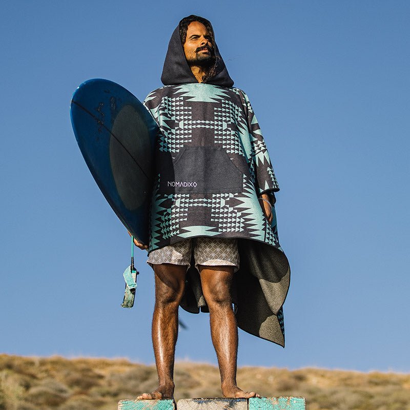 Poncho Towel: Rockies Moss - Wander Together Outfitters