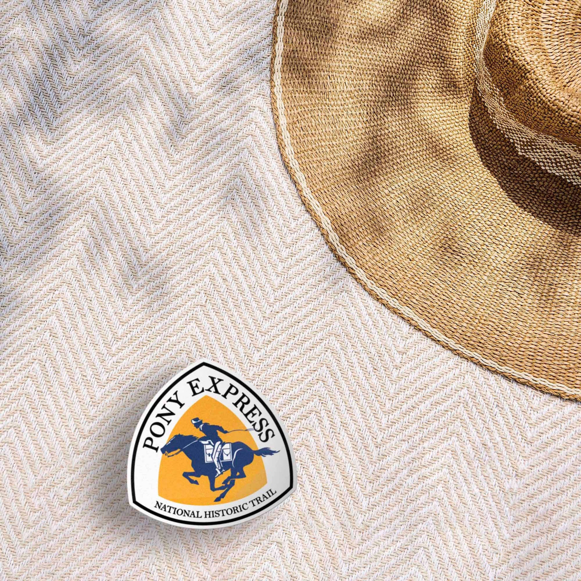 Pony Express National Historic Trail Sign Sticker - Wander Together Outfitters