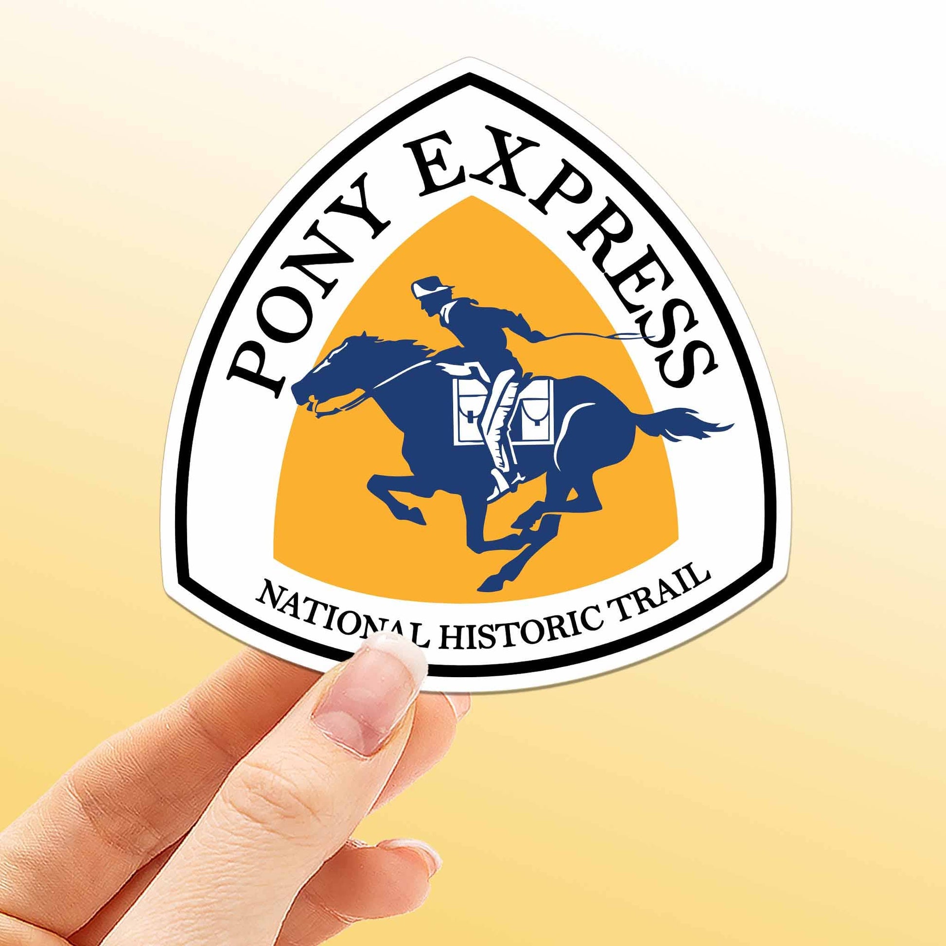 Pony Express National Historic Trail Sign Sticker - Wander Together Outfitters