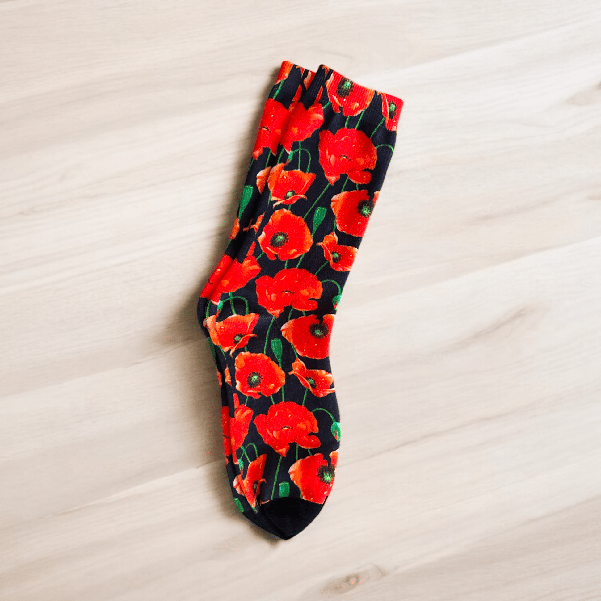 Poppy Unisex Socks - Wander Together Outfitters