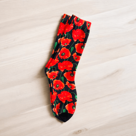 Poppy Unisex Socks - Wander Together Outfitters