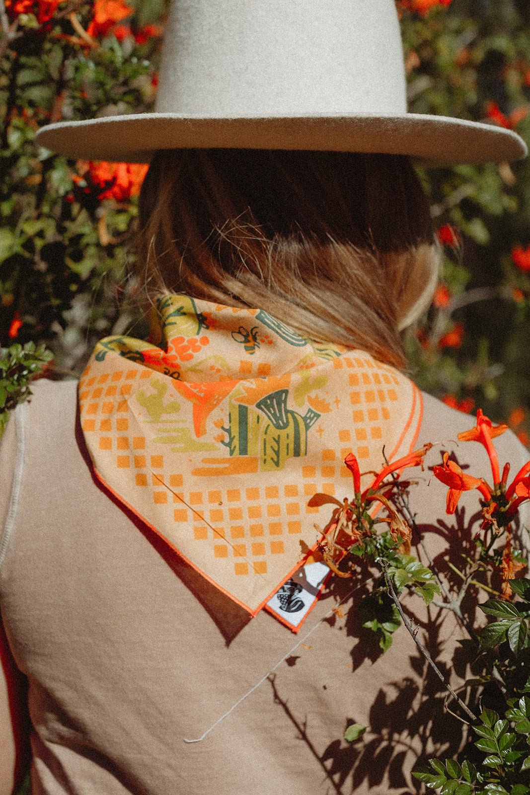 "Prickly Pollinators" Bandana - Wander Together Outfitters