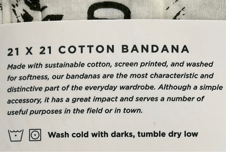 "Protect Our Forests" Smokey Bear Bandana - Wander Together Outfitters