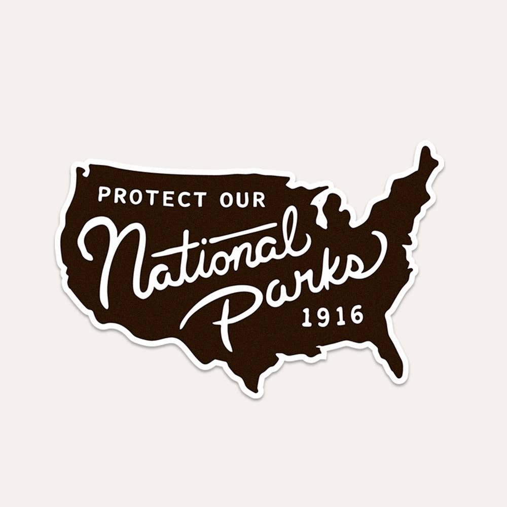 "Protect Our National Parks" Vinyl Sticker - Wander Together Outfitters