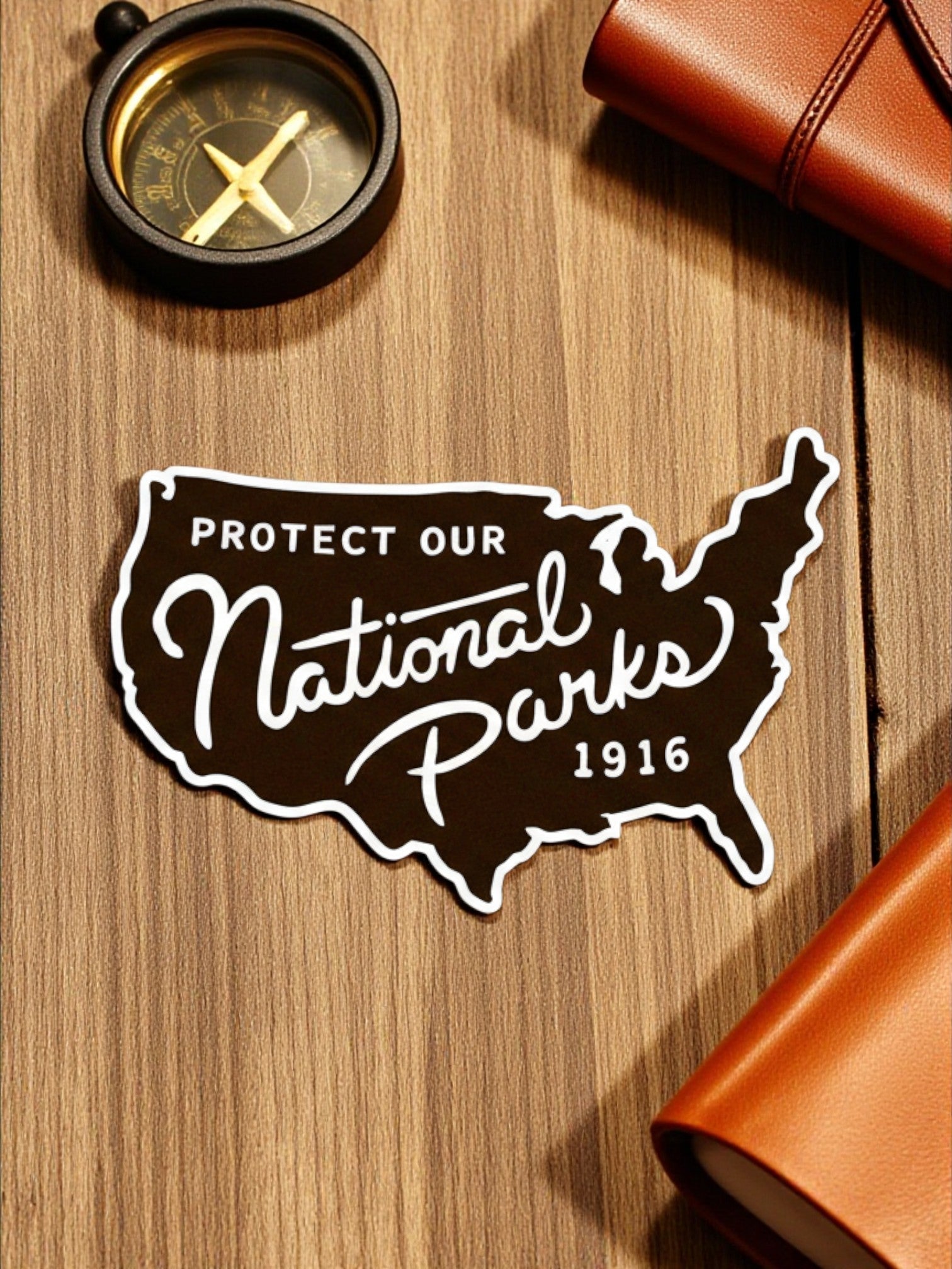"Protect Our National Parks" Vinyl Sticker - Wander Together Outfitters