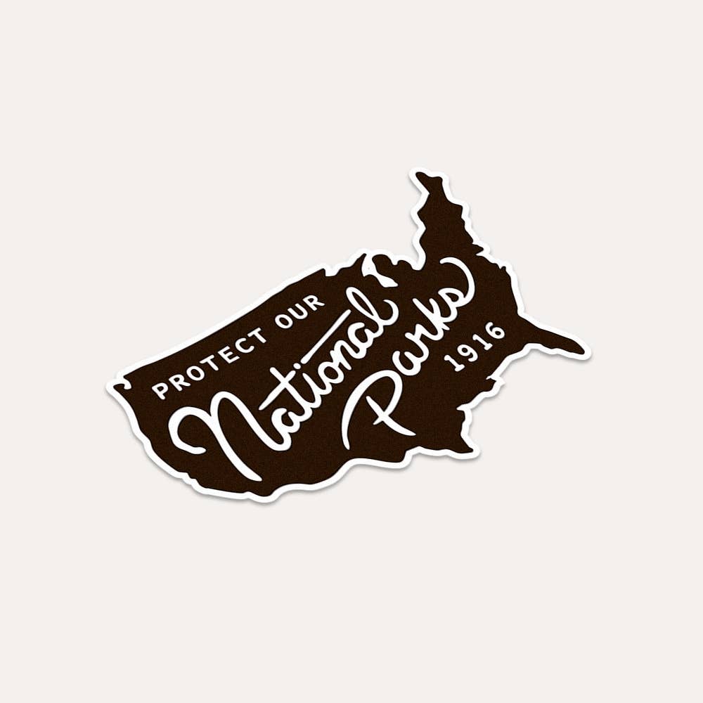"Protect Our National Parks" Vinyl Sticker - Wander Together Outfitters