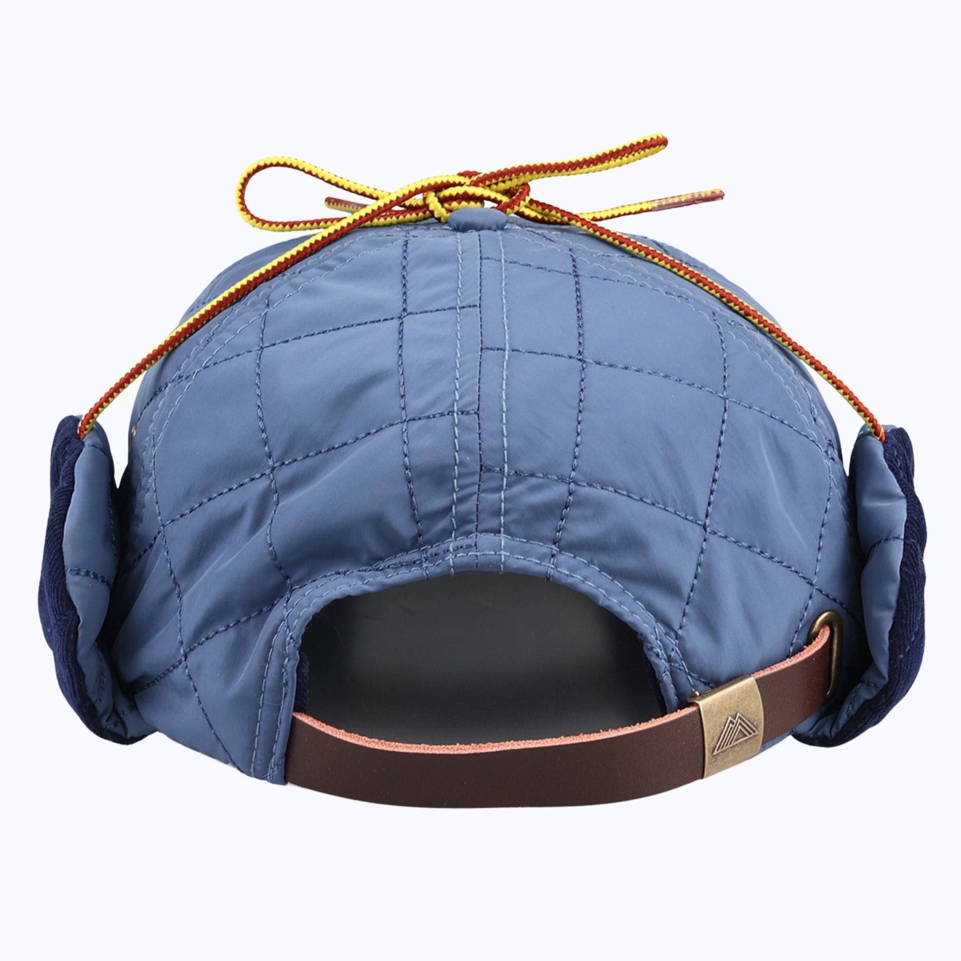 "Protect Our Parks" Bear 7 Panel Quilted Trapper Outdoor Cap - Navy/Orange - Wander Together Outfitters