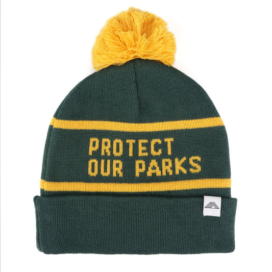 "Protect Our Parks" Unisex Pom Beanie (SALE) - Wander Together Outfitters