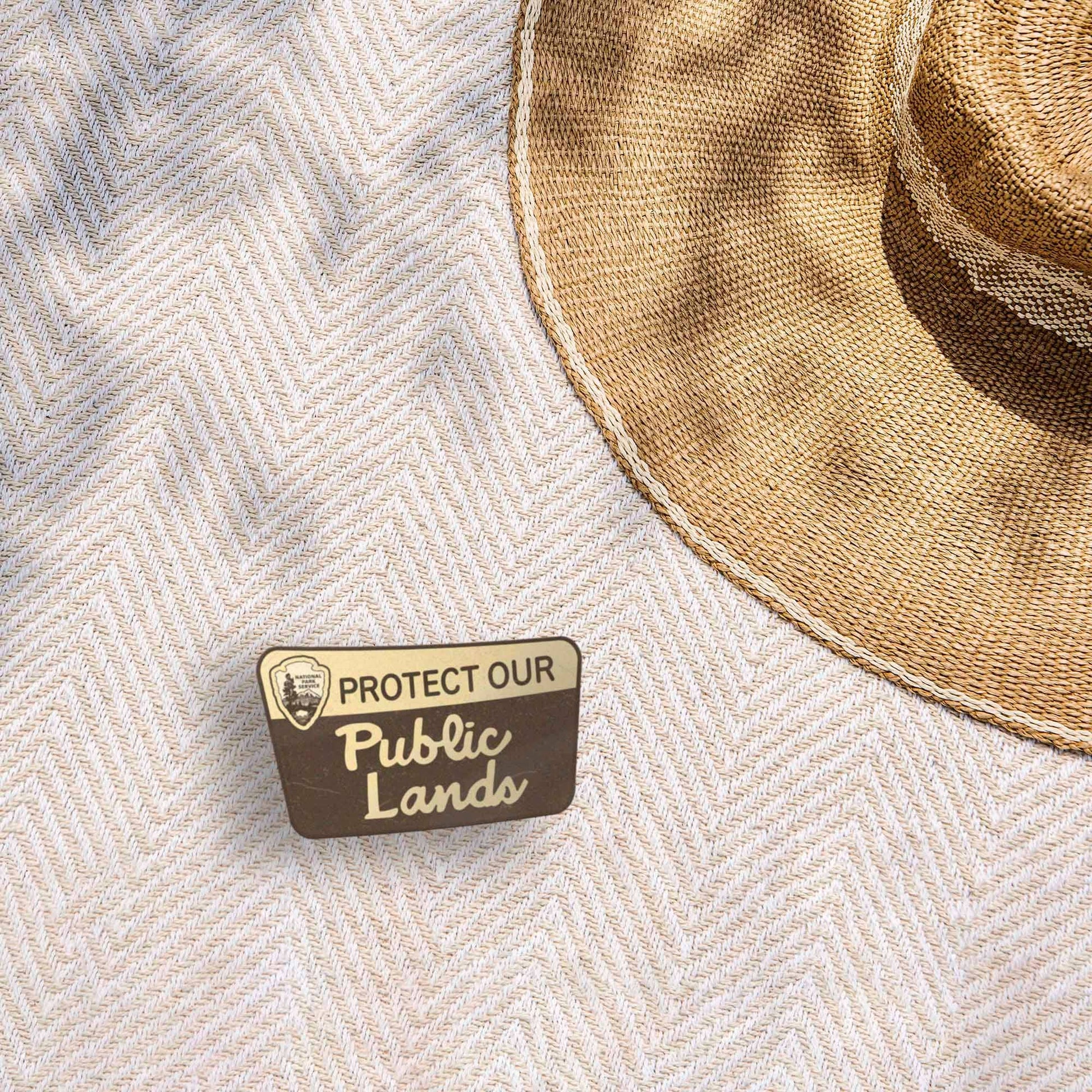 "Protect Our Public Lands" Sticker - Vintage National Park Sign - Wander Together Outfitters