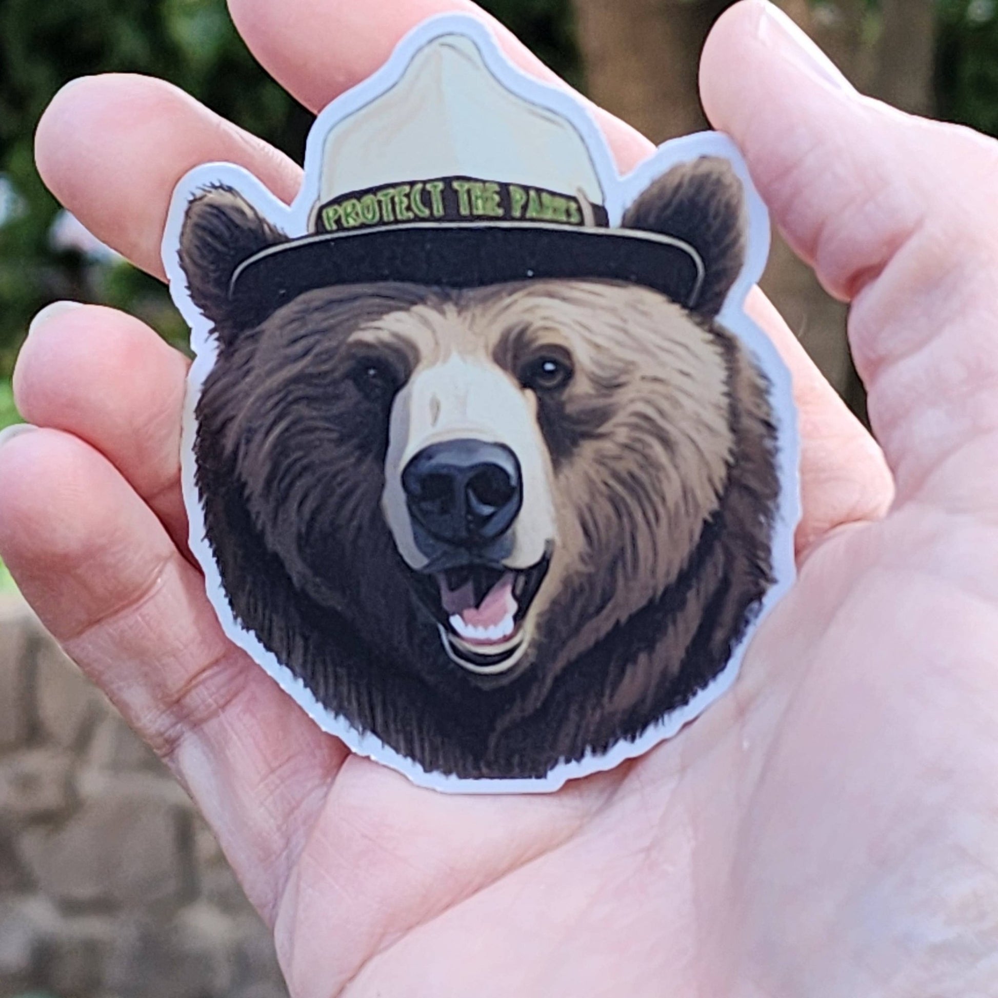 Protect the National Parks Bear Vinyl Sticker - Wander Together Outfitters