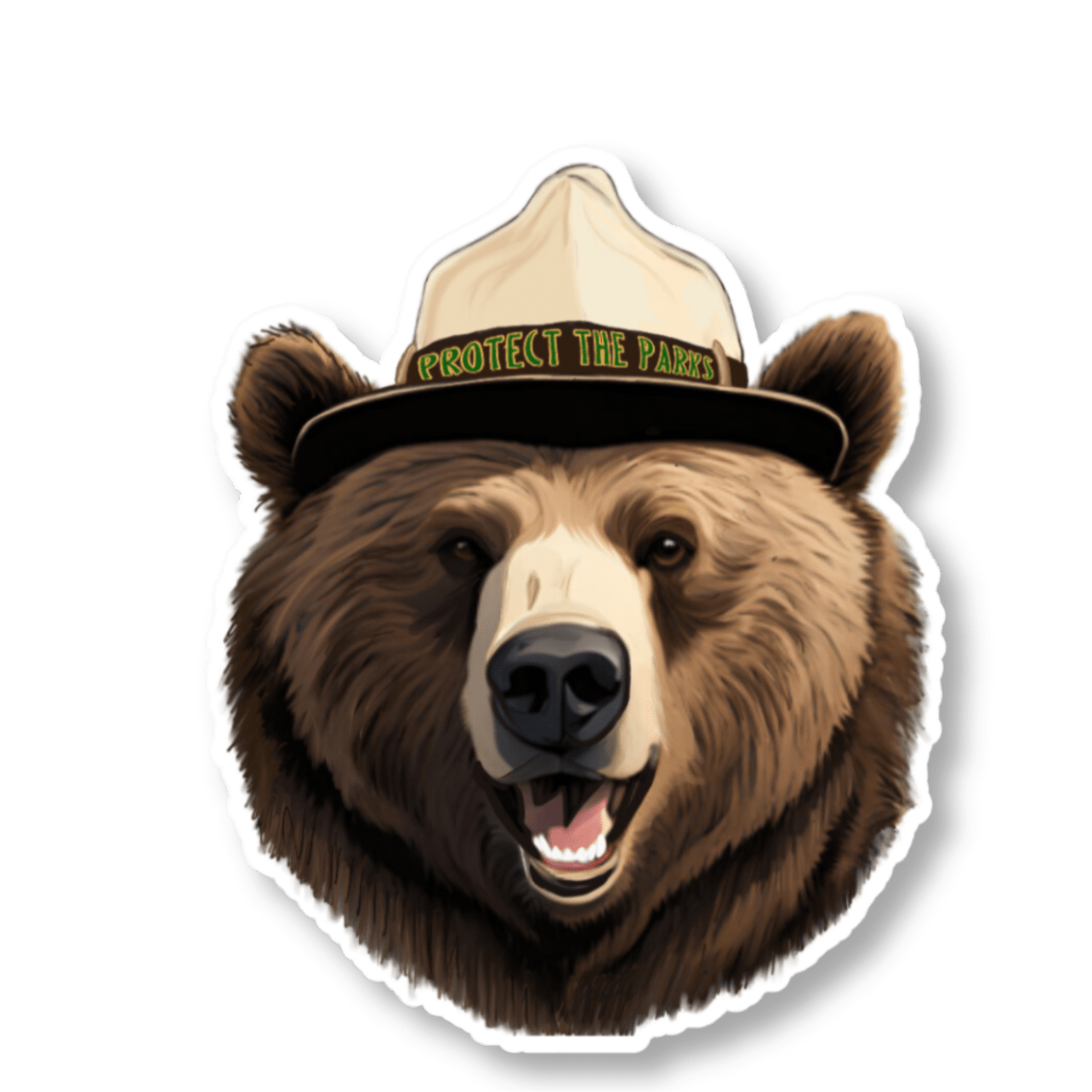 Protect the National Parks Bear Vinyl Sticker - Wander Together Outfitters